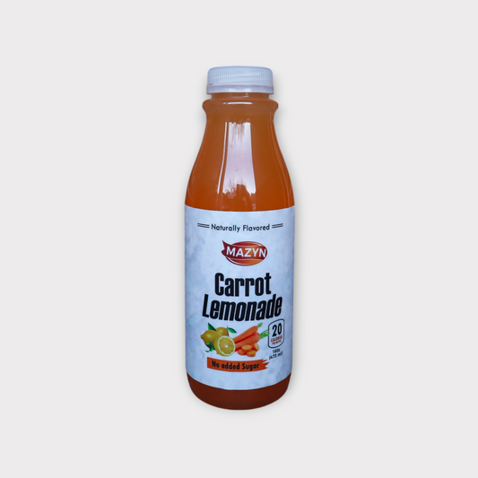 Carrot Lemonade 16oz-(6 Pack)- Free Shipping