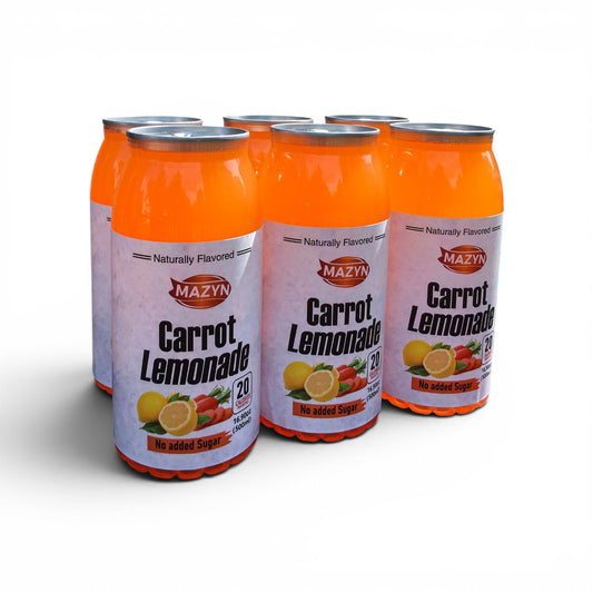 Carrot Lemonade 16.90oz-(6 Pack)- Free Shipping