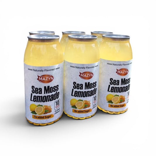 Sea Moss Lemonade 16.90oz-(6 Pack)- Free Shipping