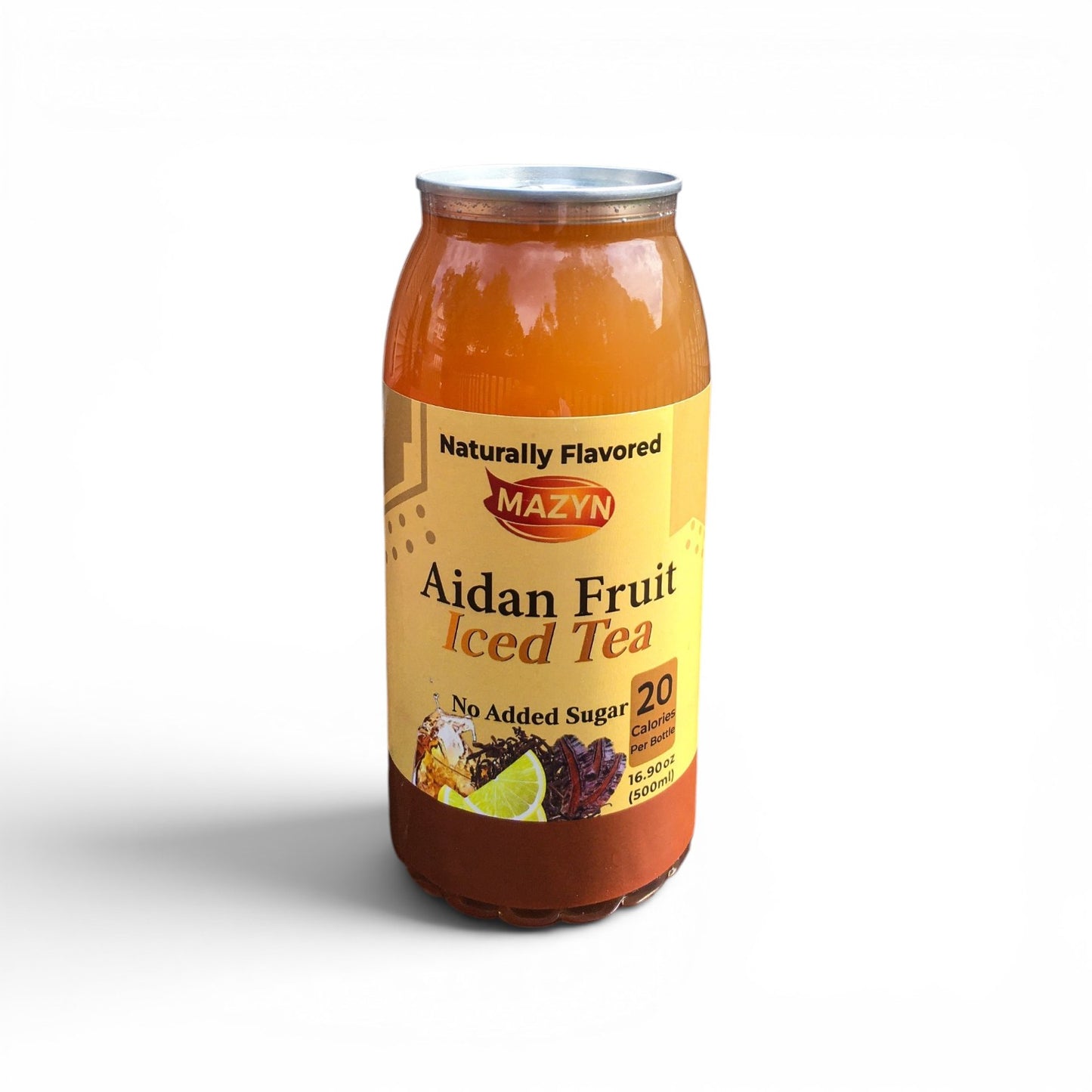 Aidan Fruit Lemon Iced Tea 16.90oz-(6 Pack)- Free Shipping