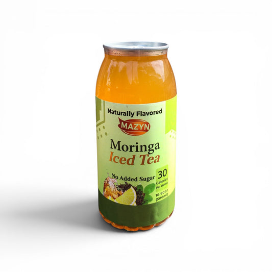 Moringa Lemon Iced Tea 16.90oz-(6 Pack)- Free Shipping