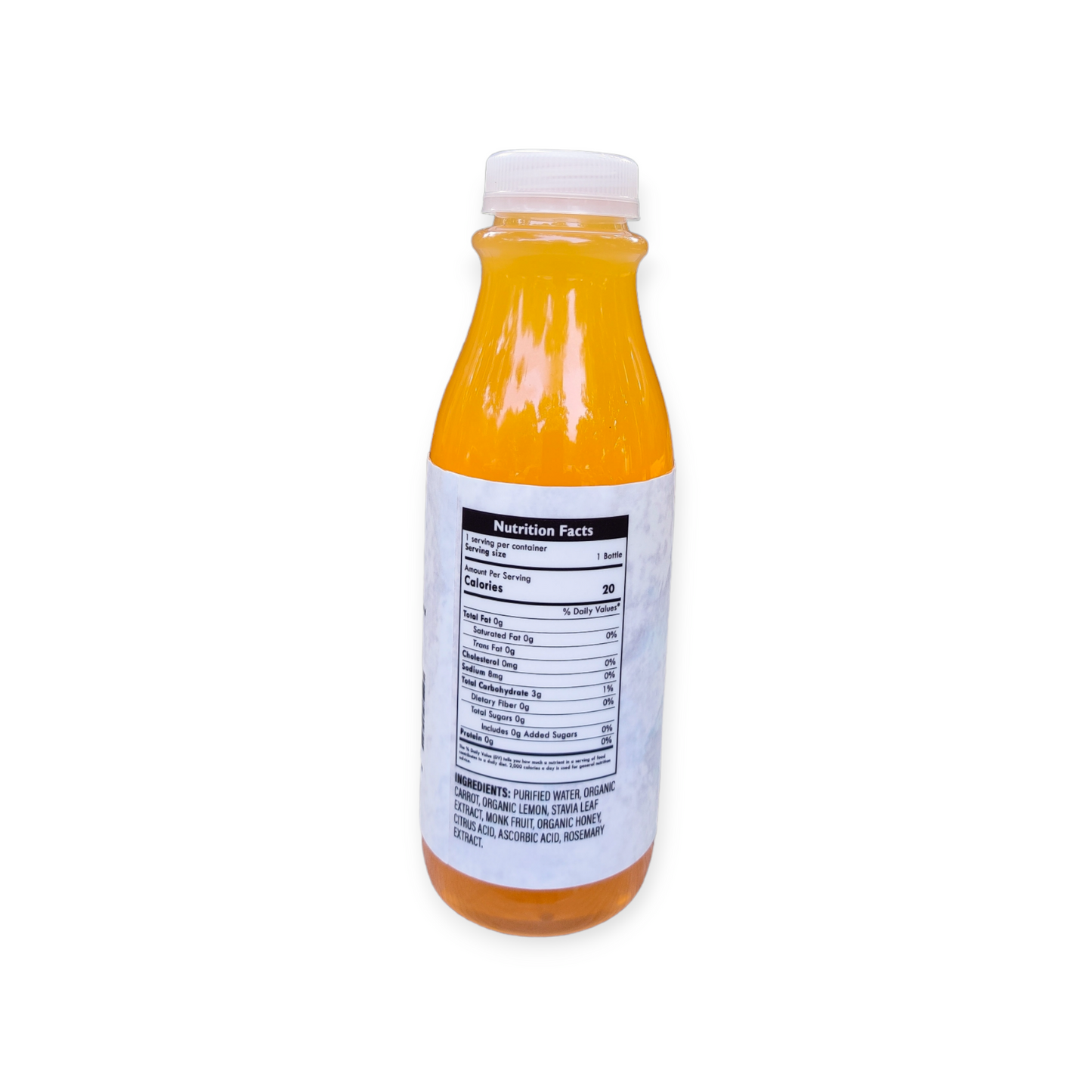 Carrot Lemonade 16oz-(6 Pack)- Free Shipping