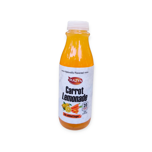 Carrot Lemonade 16oz-(6 Pack)- Free Shipping