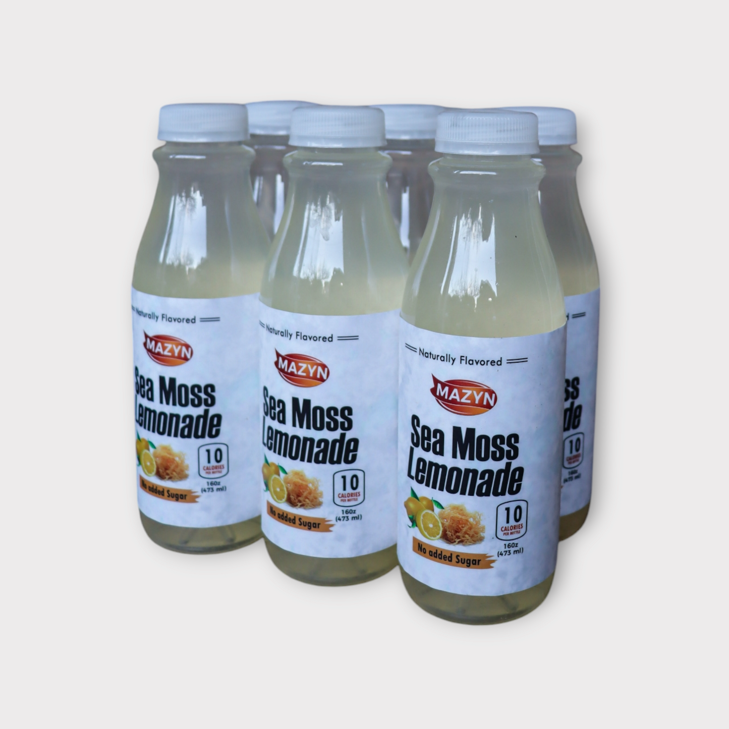 Sea Moss Lemonade 16oz-(6 Pack)- Free Shipping